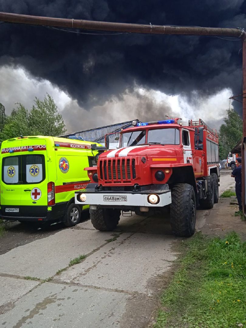 пожар, Раменское, пожарные, возгорание, склад