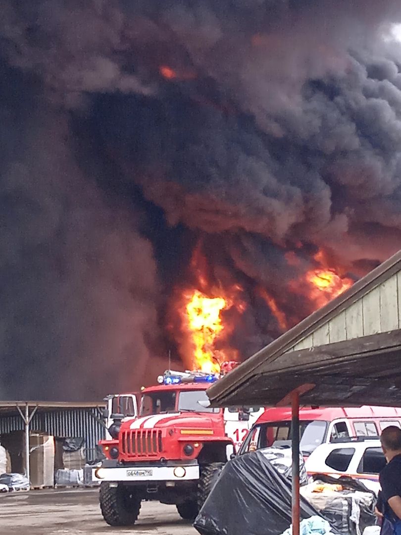 пожар, Раменское, пожарные, возгорание, склад