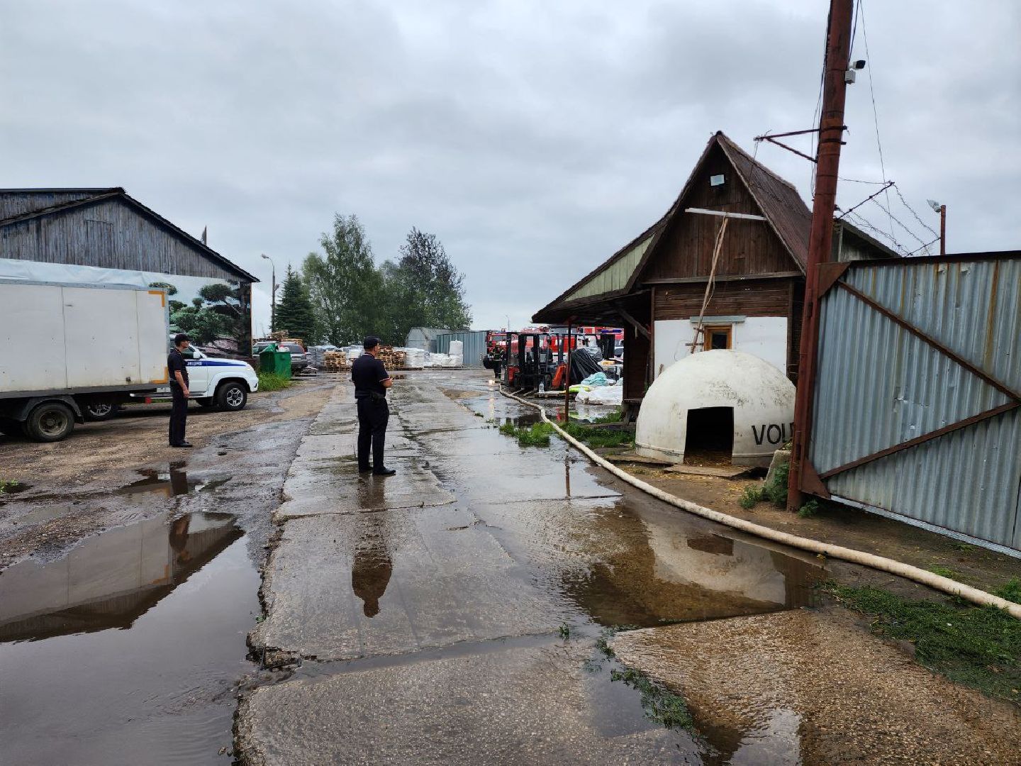 пожар, Раменское, пожарные, возгорание, склад