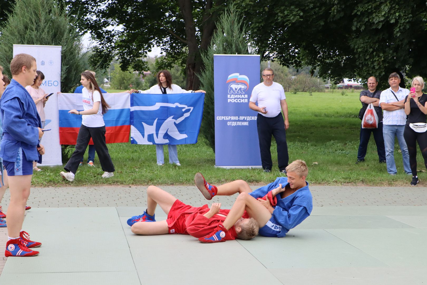 Серебряные Пруды, самбо в парке