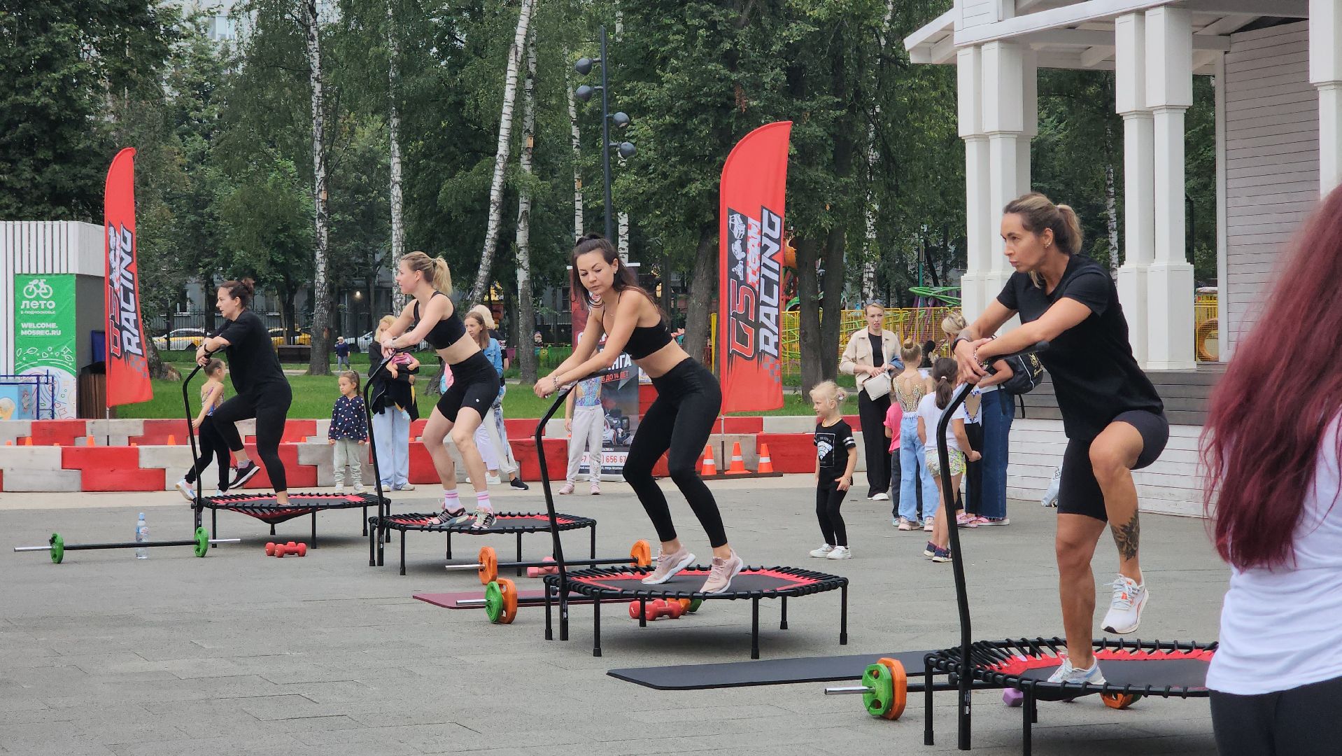 Пушкино, день физкультурника, парки Подмосковья, спорт