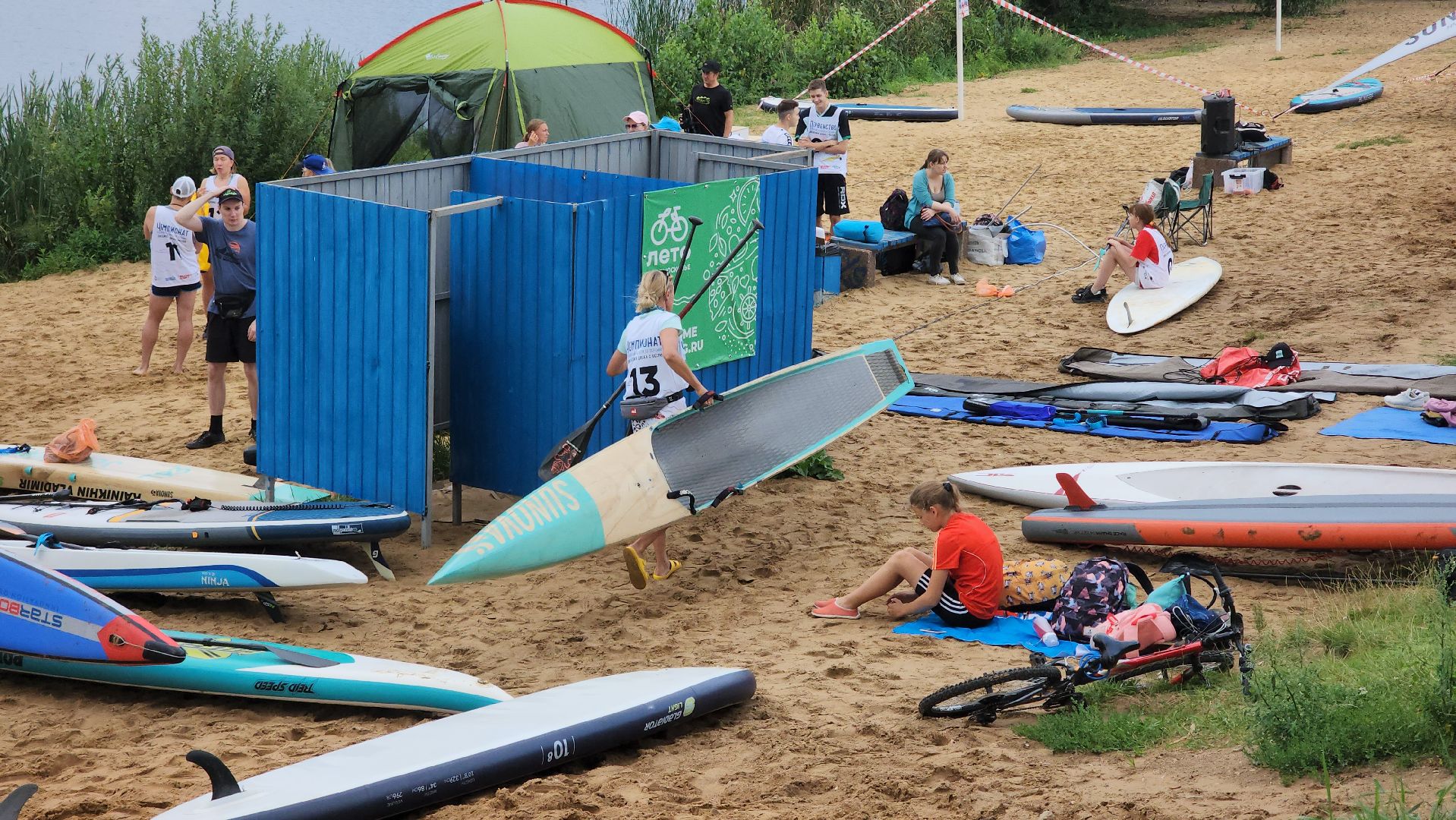 Пушкино, сап, спорт, лето в Подмосковье, Пушкинский округ