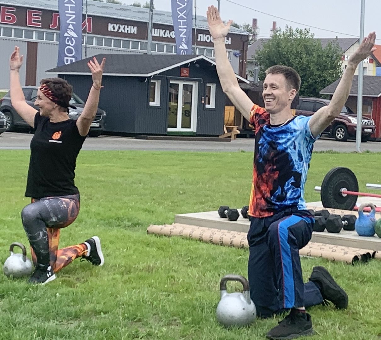 Балашиха, Подмосковье, спорт, гиревой спорт, жонглирование гирями, День физкультурника