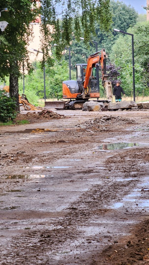 Долгопрудный, благоустройство, парки, плитка, Центральный парк, матрос Железняк