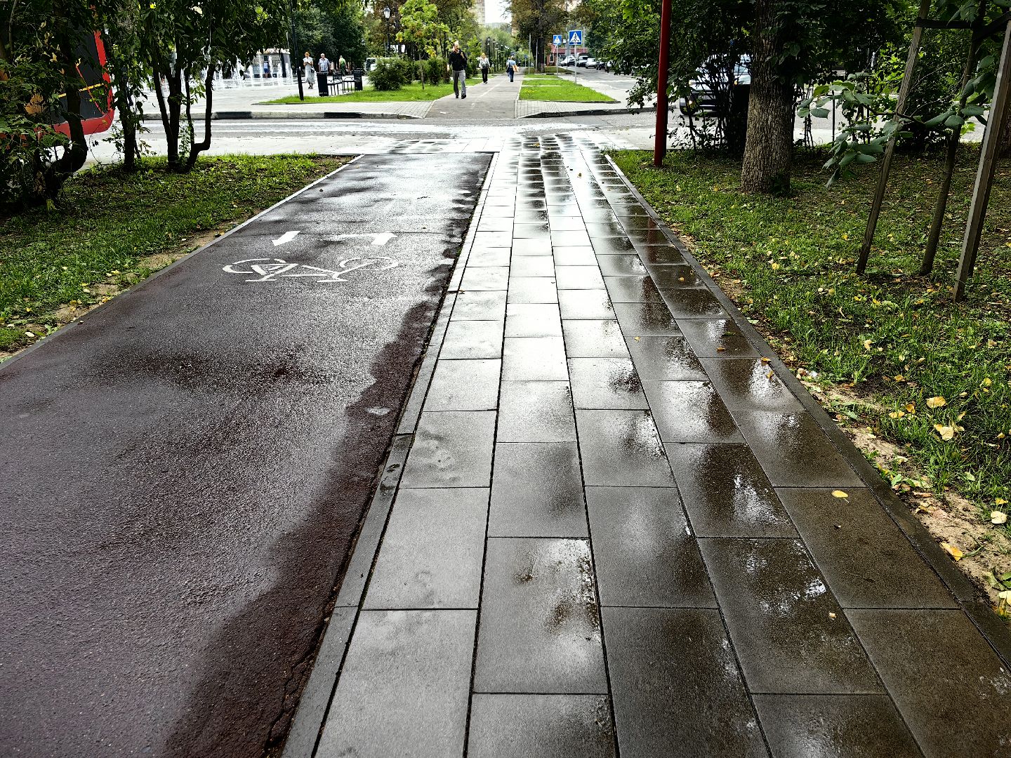 Уборка, улица, техника, полив, Щёлково