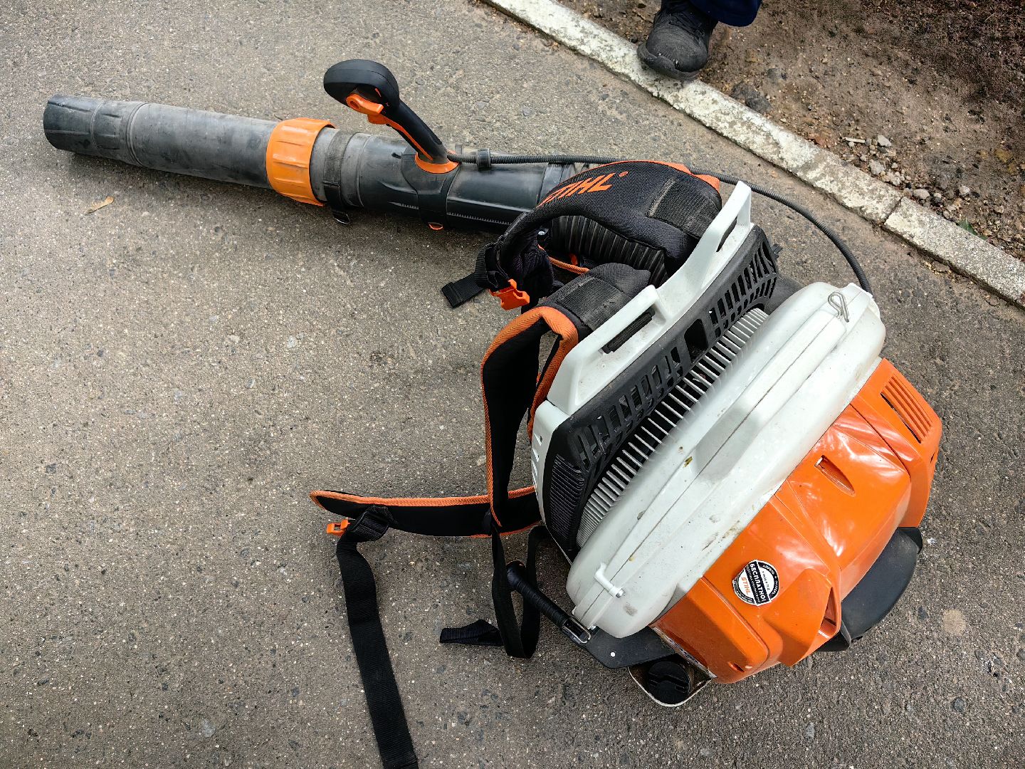 Парк, уборка, пылесос, дороги, листья, Щёлково