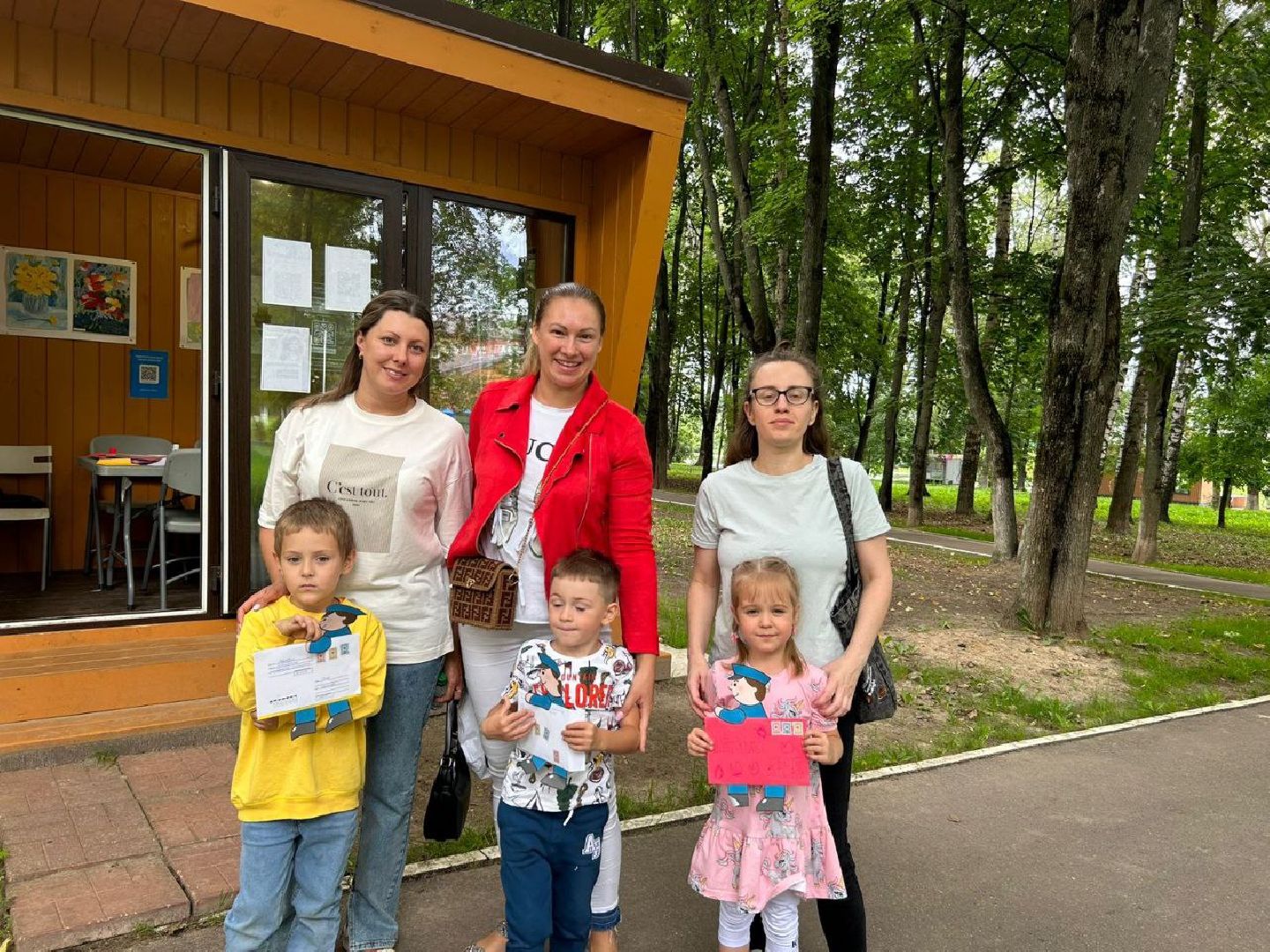 Мастер-класс, парк, письмо, дети