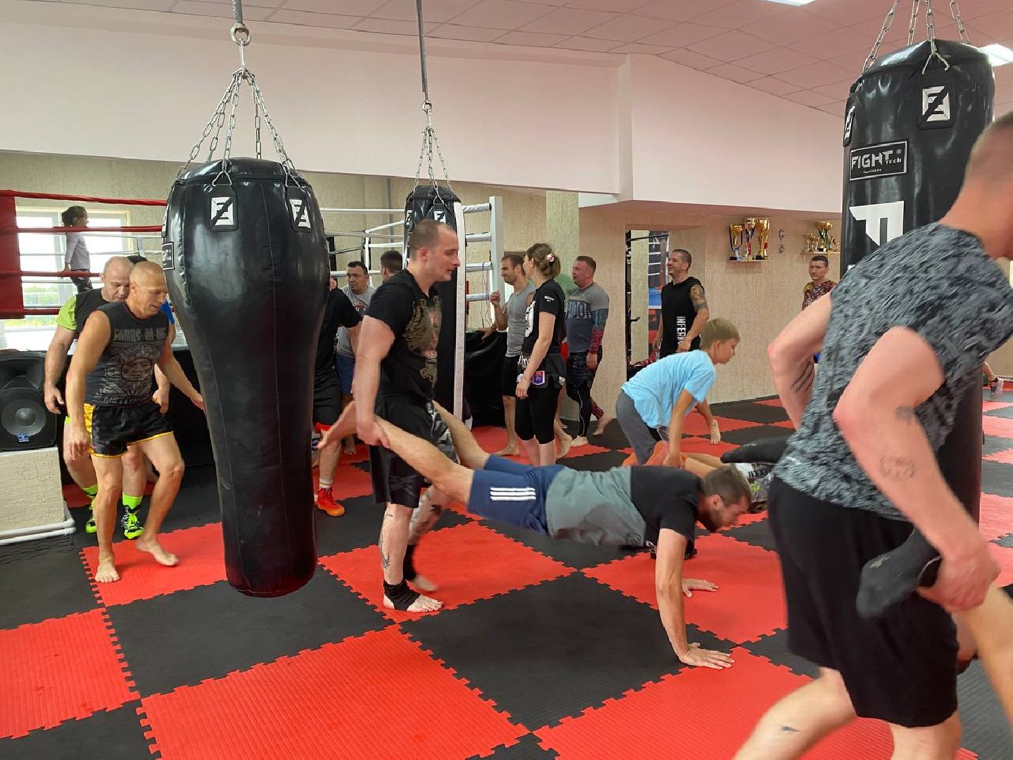 Чехов, спорт, бойцовский клуб, тренировка, День физкультурника