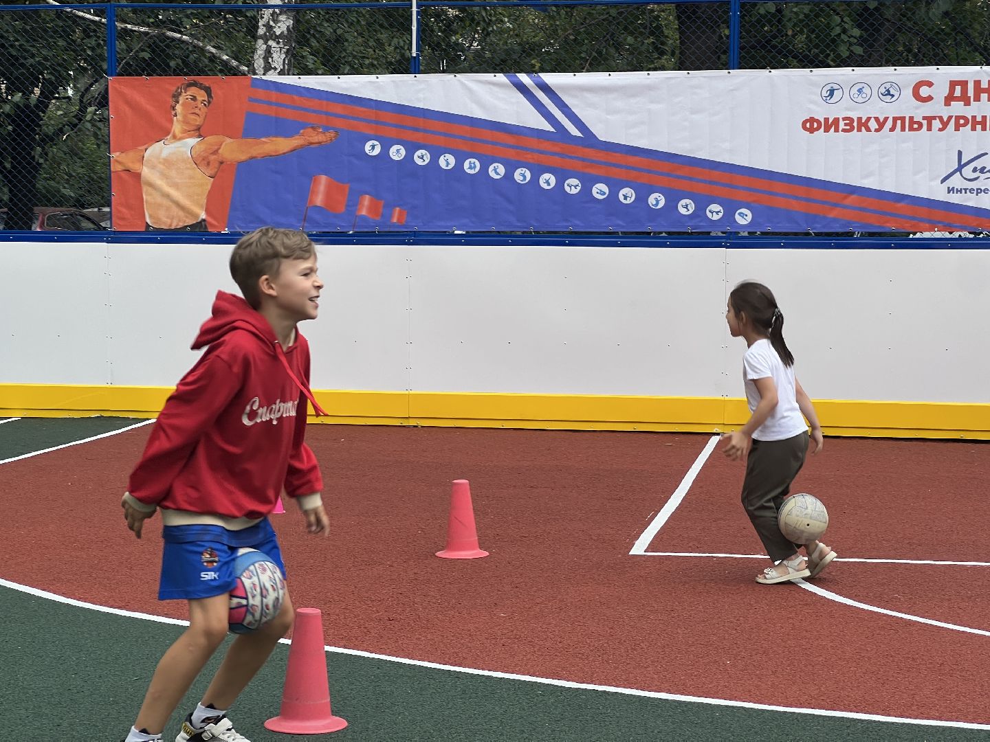 Химки, спорт, веселые старты, День физкультурника, дети