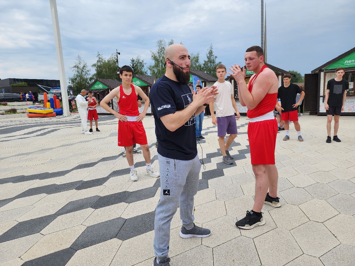 Сергей Акопян, бокс, Мытищи, день физкультурника,