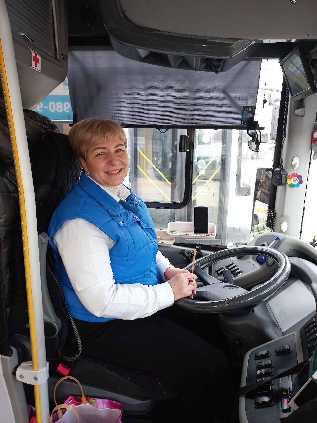 женщина-водитель, водитель автобуса, Раменское, транспорт, профессия