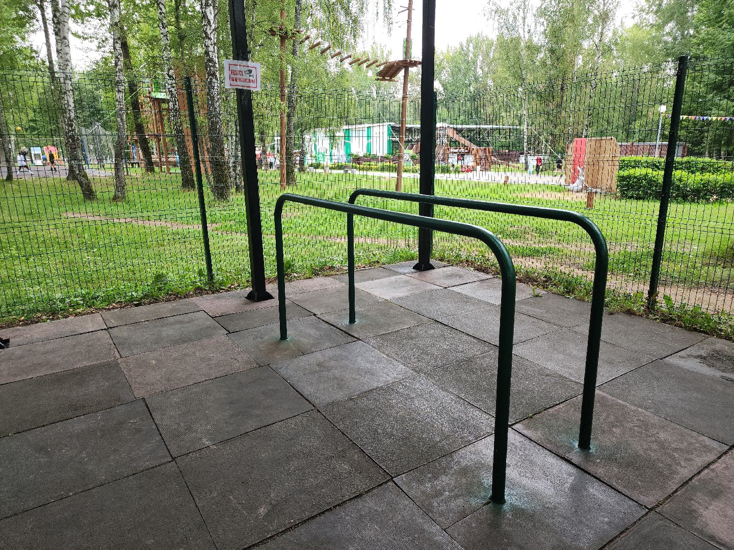 Кашира, парк, воркаут, крыша, тренажёры