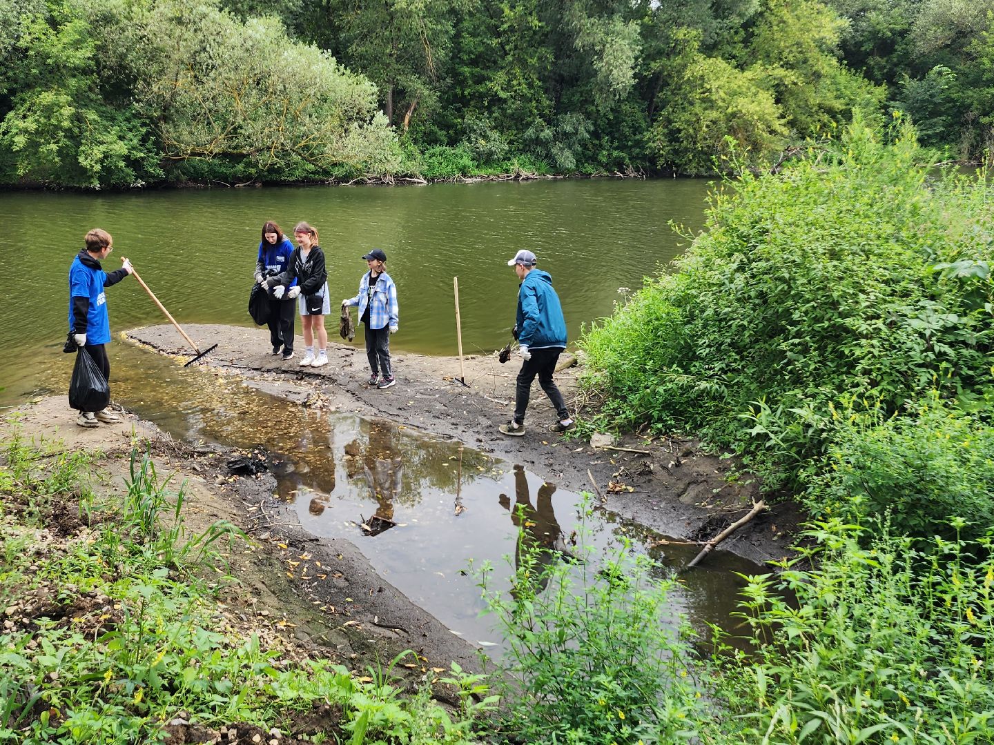 Принарский парк, серпухов, субботник, молодежь, акция, экология, экоактивист,