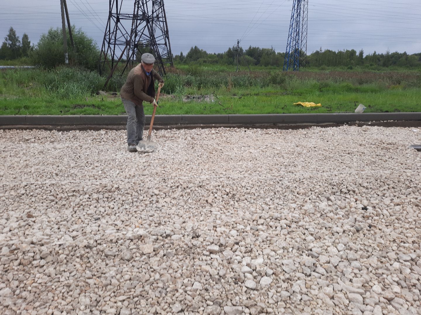 Шатура, новая дорога, строительство, подготовка