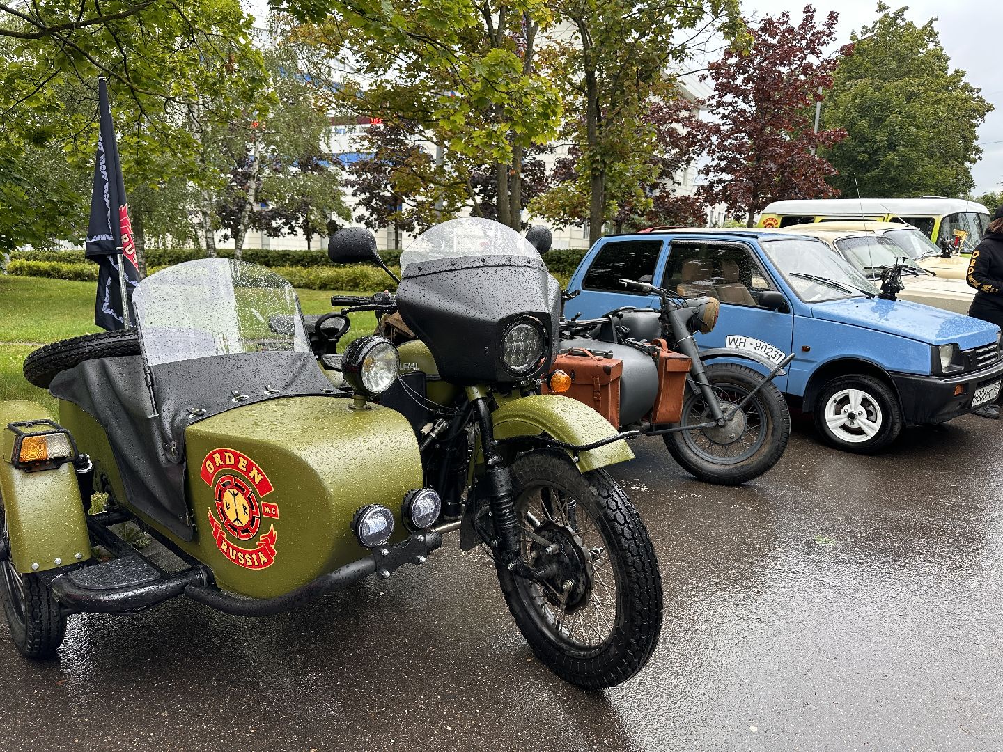 Одинцово, Мотоклуб, Ретроавтомобили, Волга