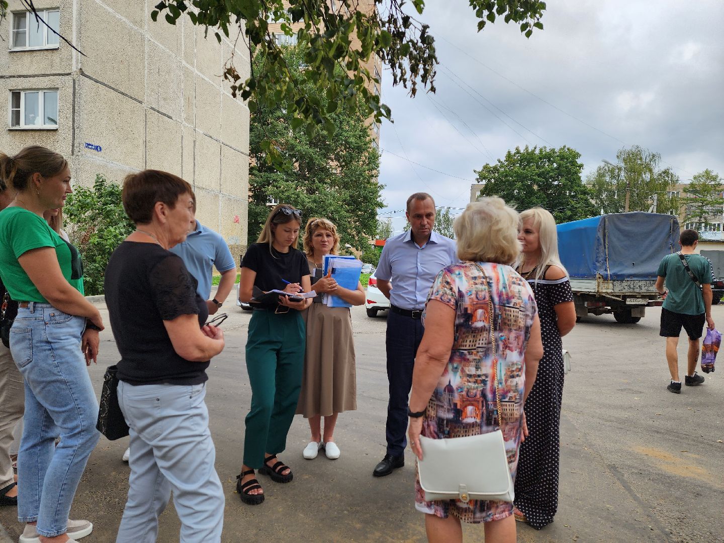 жители, Воскресенск, дворы, благоустройство дворов,