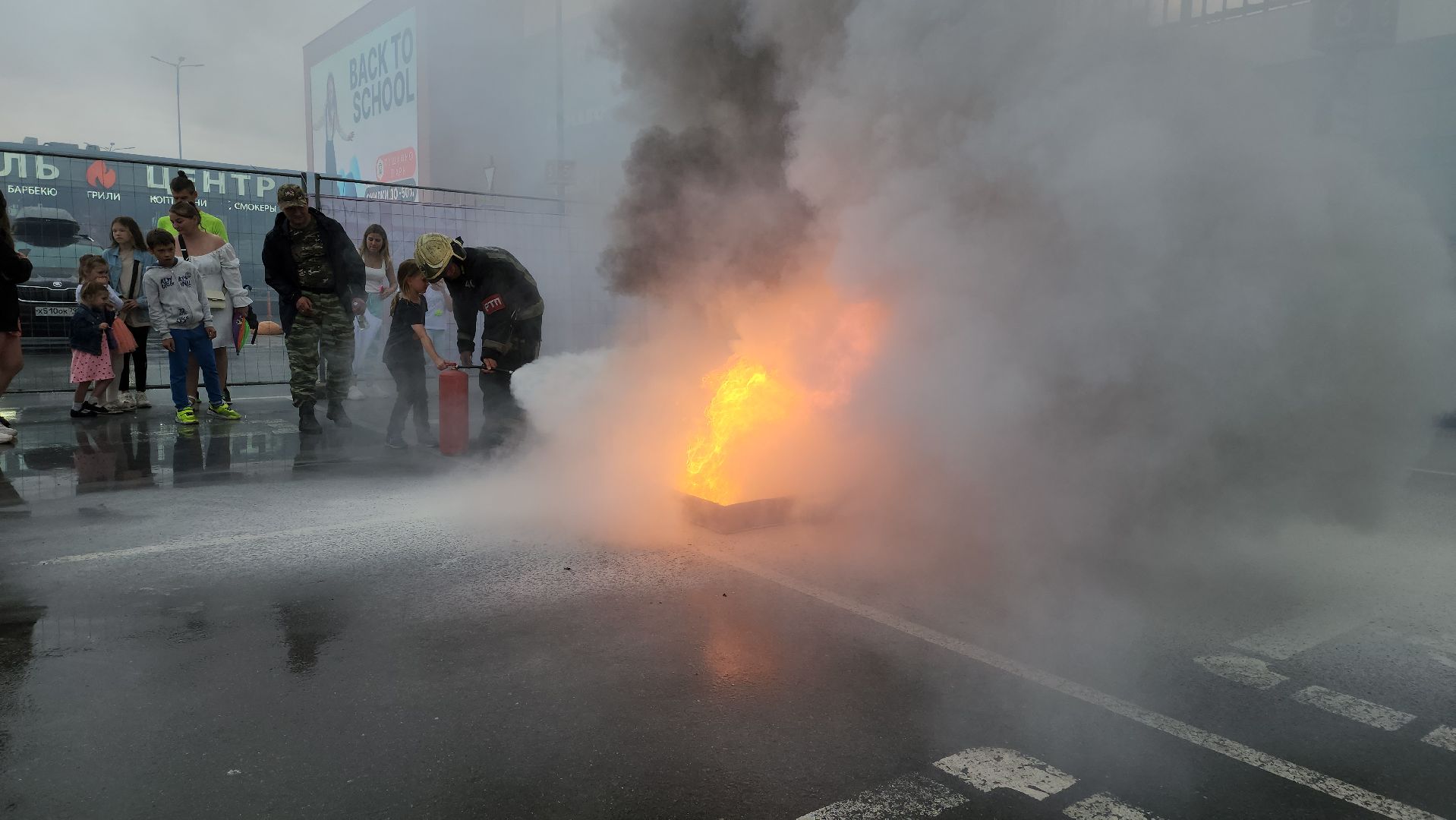 Пушкино, Пушкинский округ, МЧС, МЧС России, безопасность, пожарные каникулы, дети, безопасность, Пушкино Парк, ТРЦ