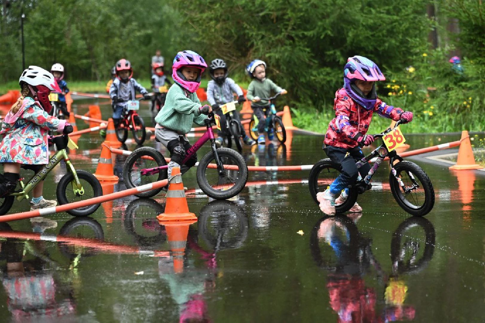 Ступино, день физкультурника, беговел