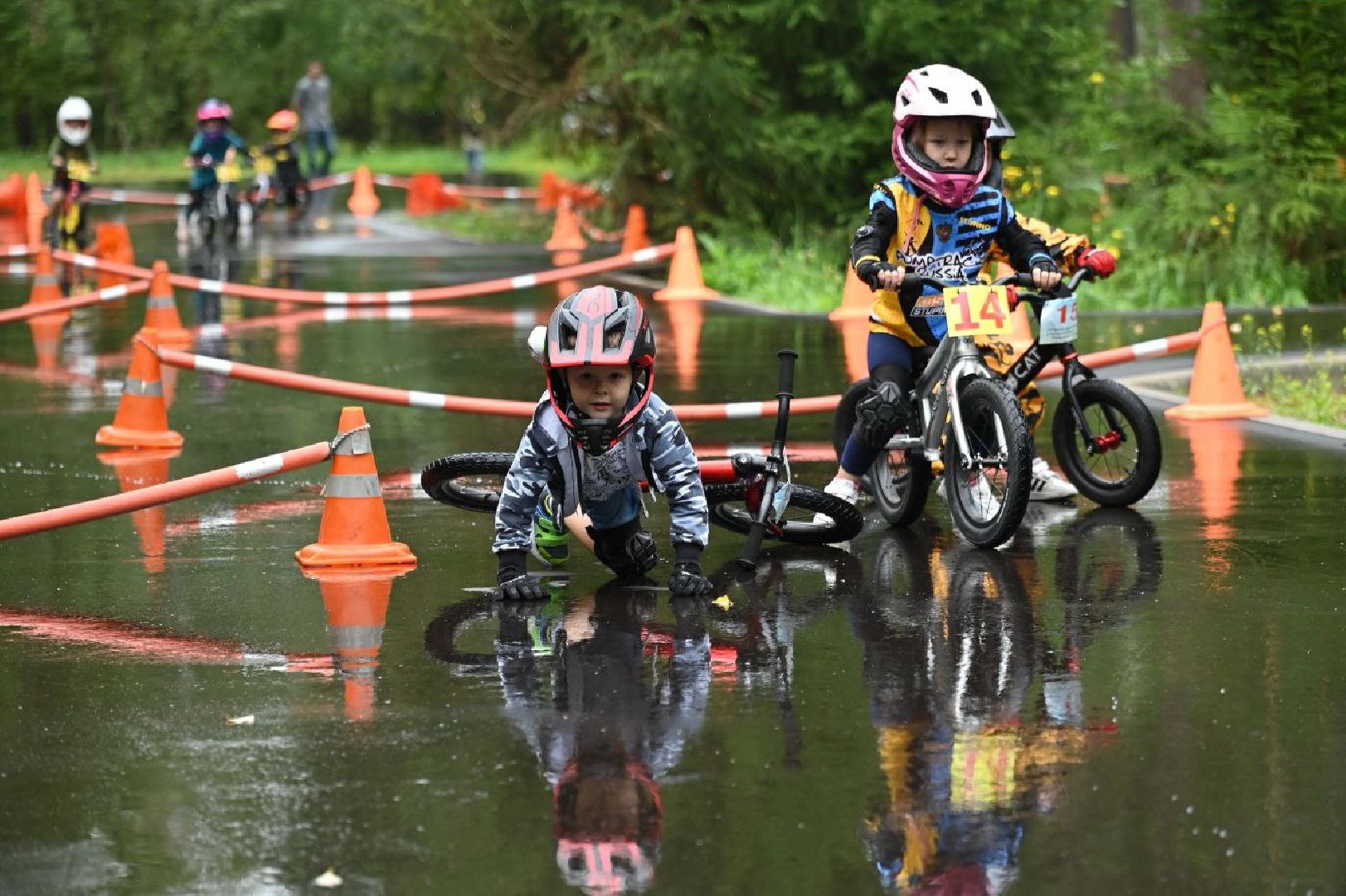 Ступино, день физкультурника, беговел