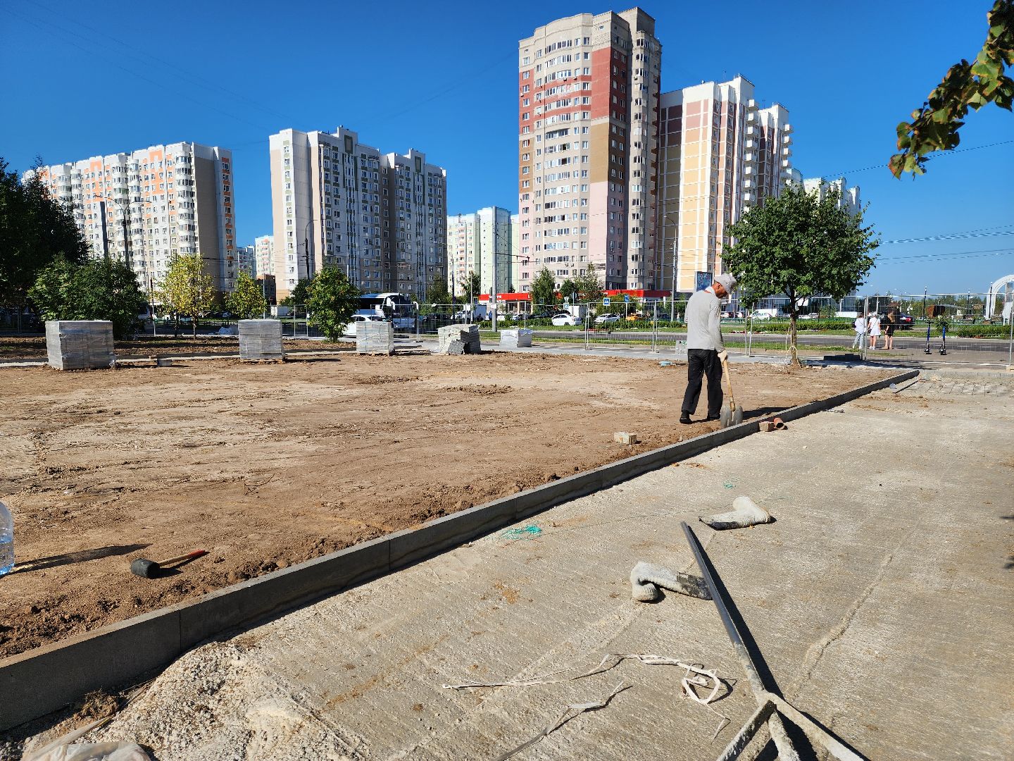 Подольск, стела, патриотизм, благоустройство