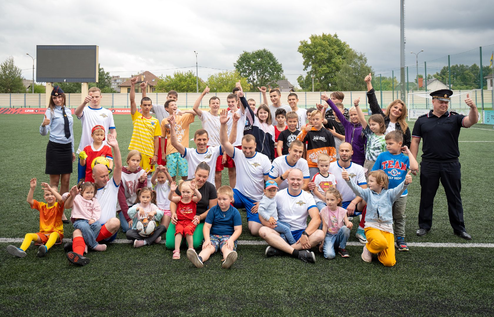 Домодедово, спорт, футбол, команда полицейских, зарядка