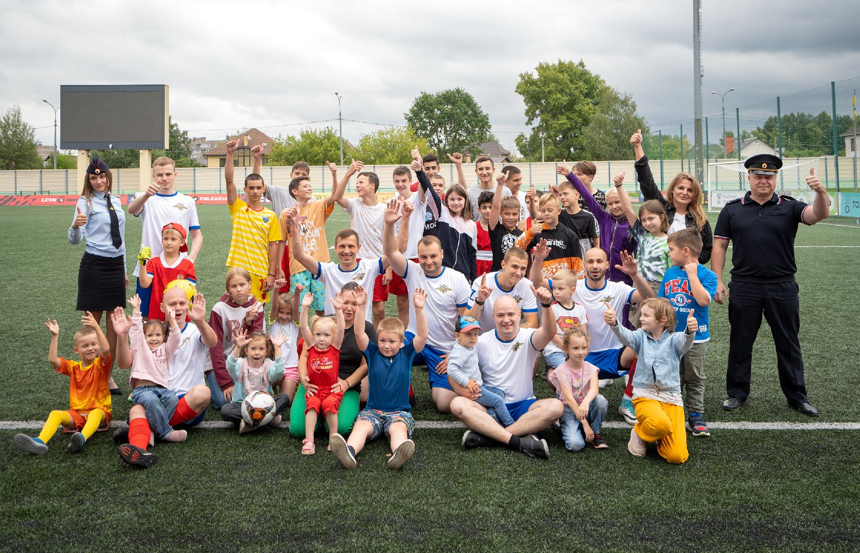 Домодедово, спорт, футбол, команда полицейских, зарядка