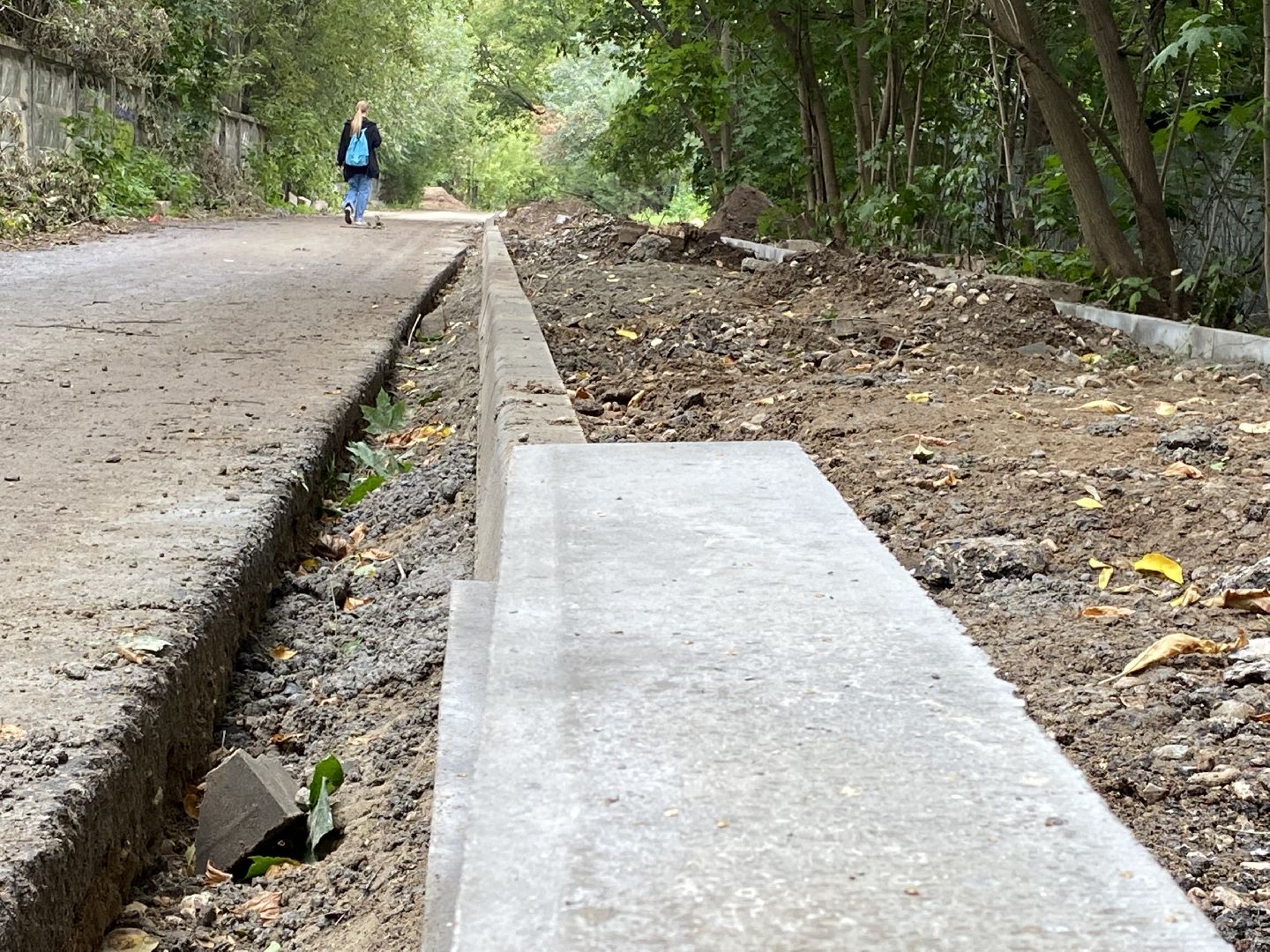 Балашиха, микрорайон Ольгино, ремонт дорог