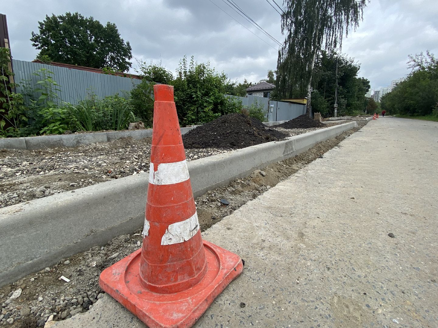 Балашиха, микрорайон Ольгино, ремонт дорог