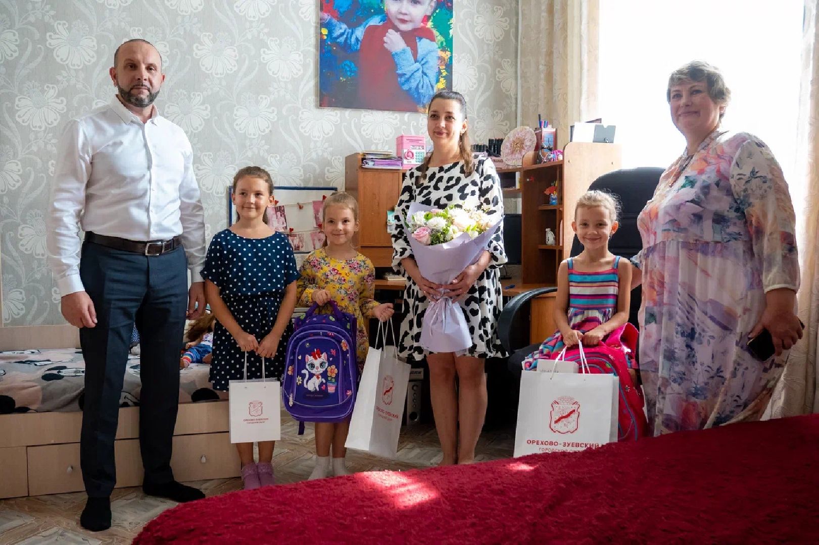 Соцподдержка, рюкзаки, первроклассники, губернатор, Заголовацкий, Орехово-Зуево