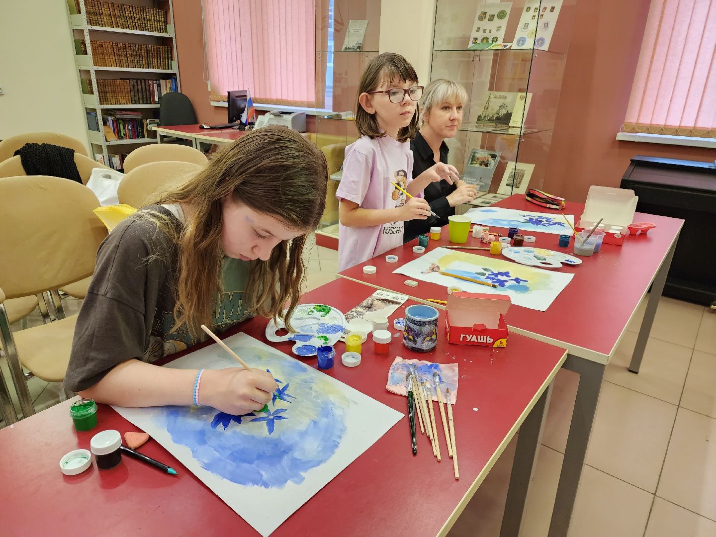 пушкино, художник, дети, мастер-класс,