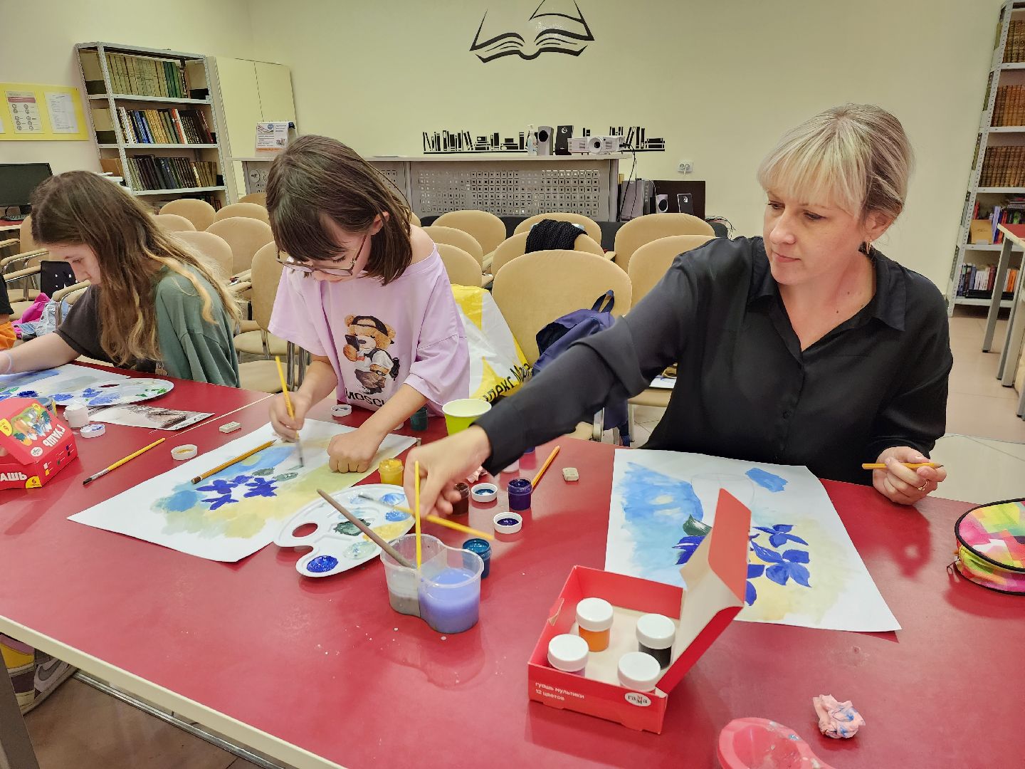 пушкино, художник, дети, мастер-класс,