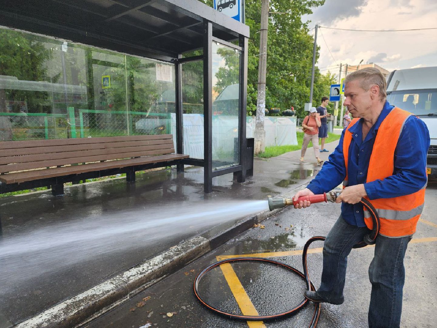 остановка, дороги, Лосино-Петровский