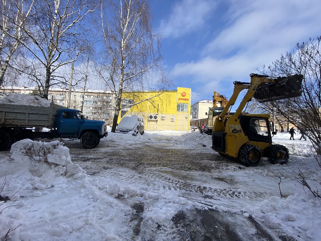 Шаховская, уборка снега, Мпкх,