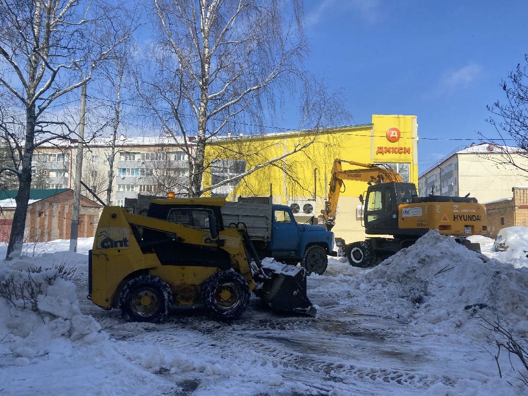 Шаховская, уборка снега, Мпкх,