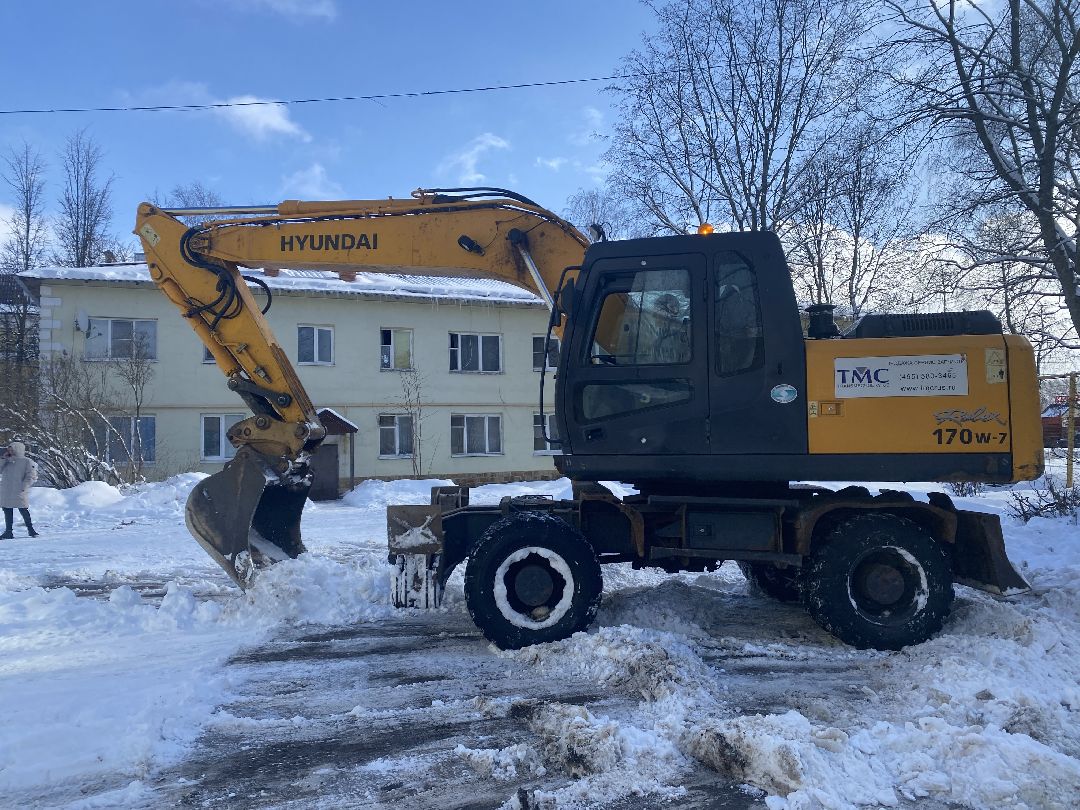 Шаховская, уборка снега, Мпкх,