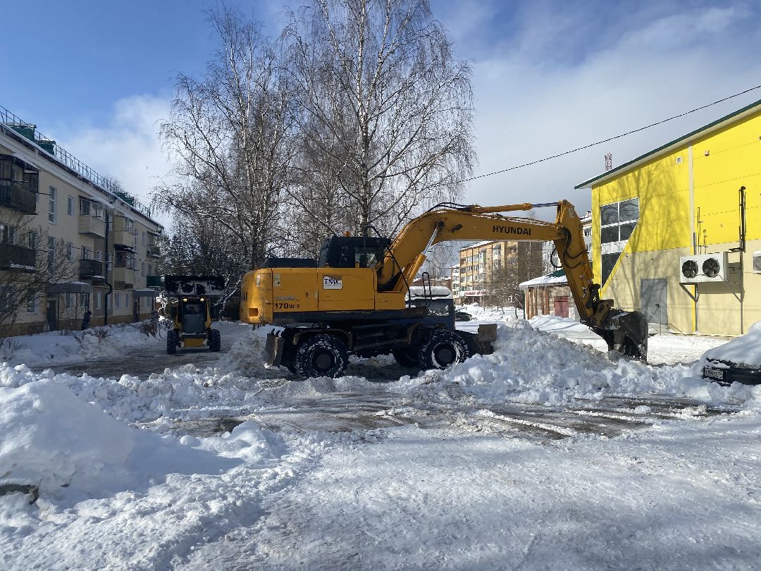 Шаховская, уборка снега, Мпкх,