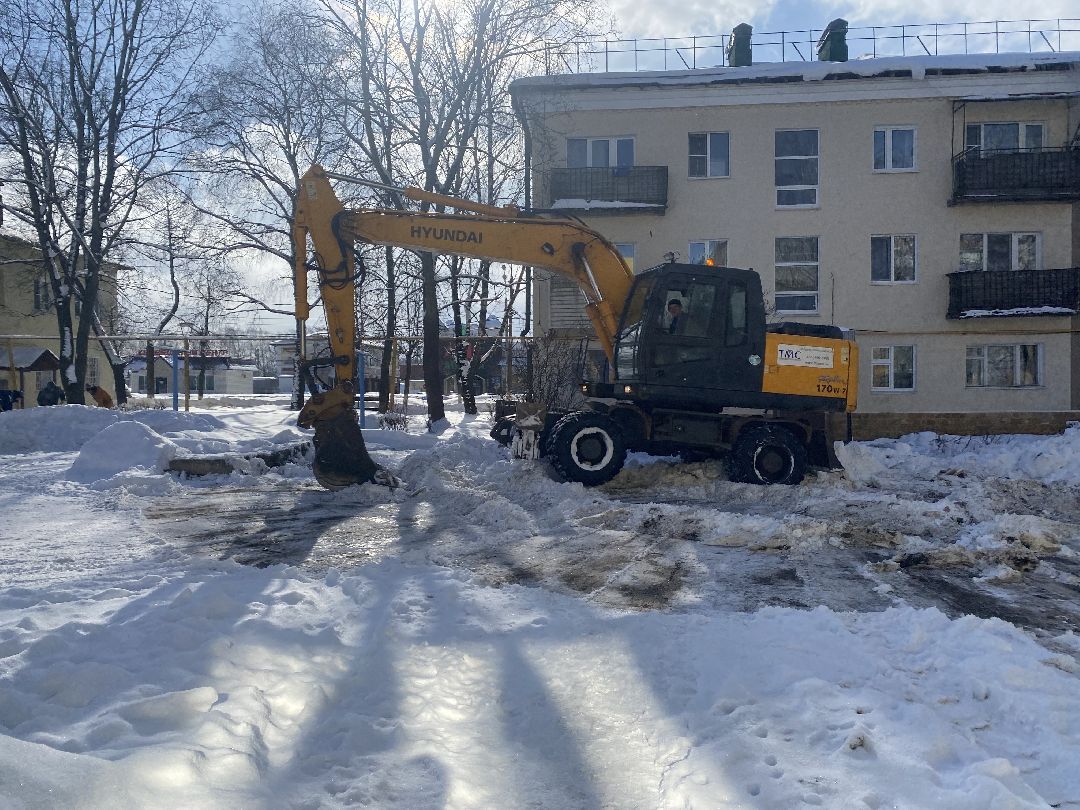 Шаховская, уборка снега, Мпкх,