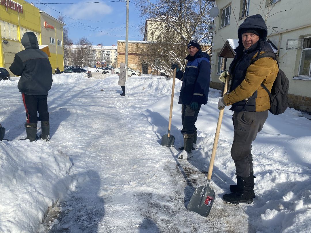 Шаховская, уборка снега, Мпкх,