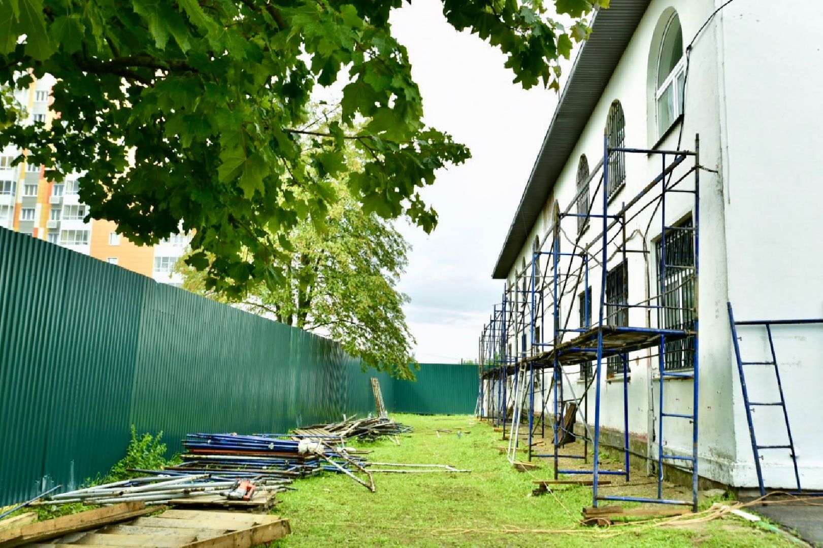 Солнечногорск, фасад, ремонт, дом культуры, капремонт,