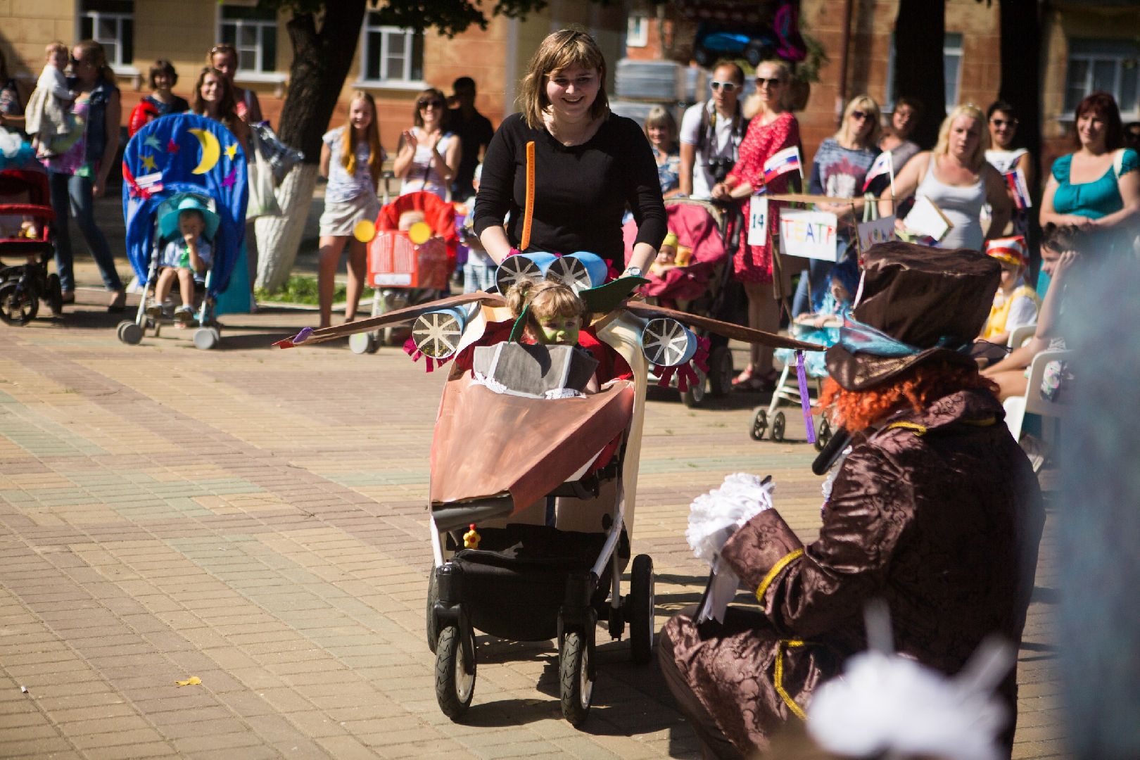 Ступино, день города, парад колясок