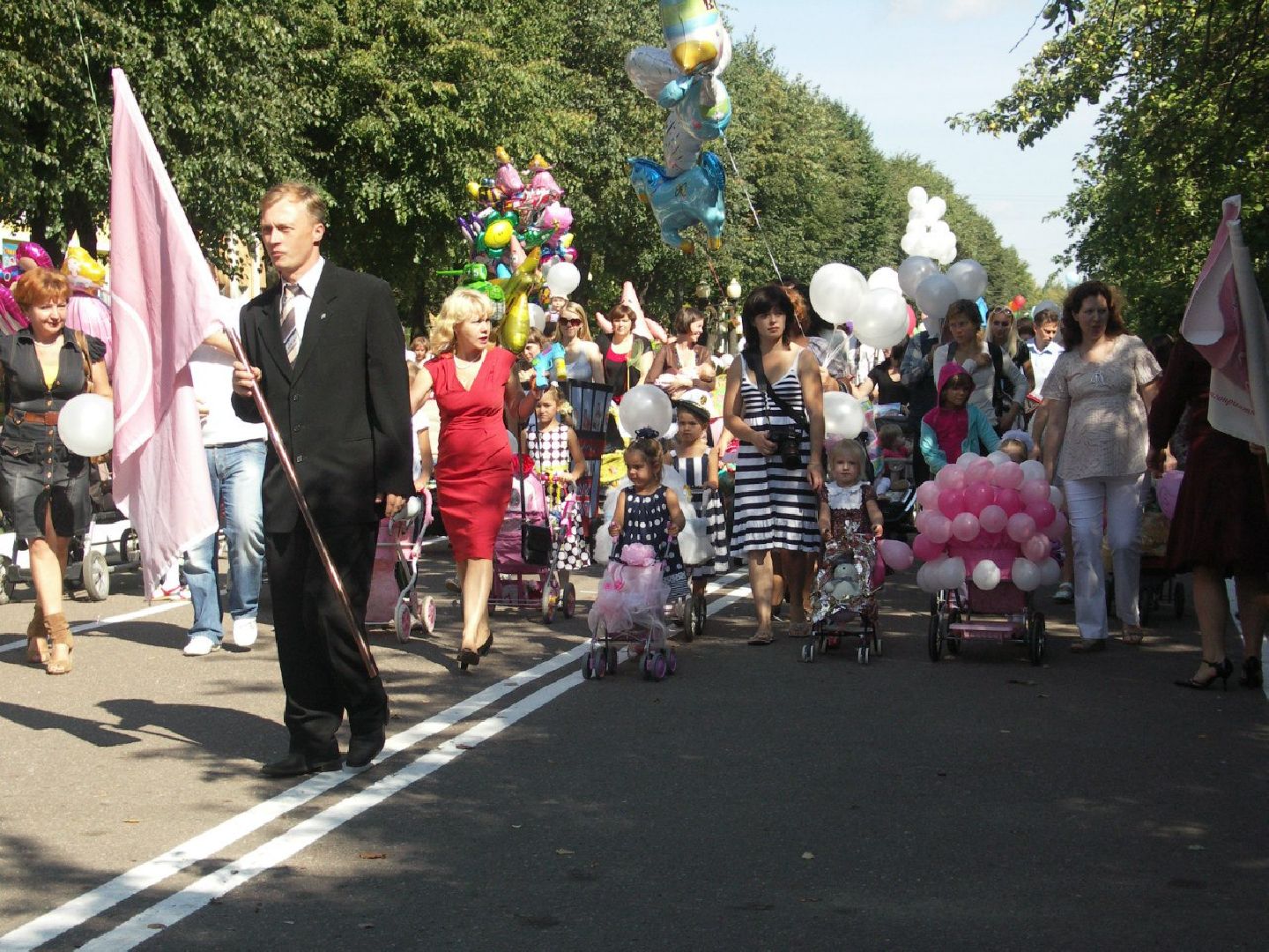 Ступино, день города, парад колясок