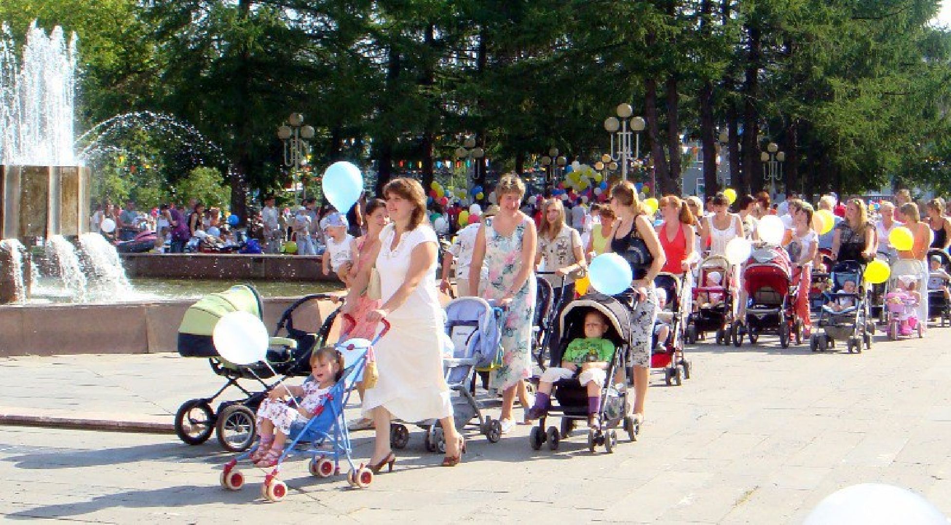 Ступино, день города, парад колясок