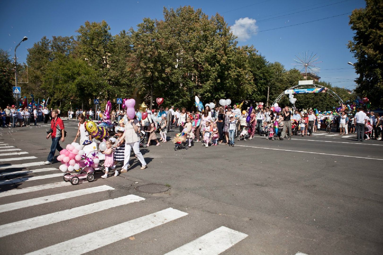 Ступино, день города, парад колясок