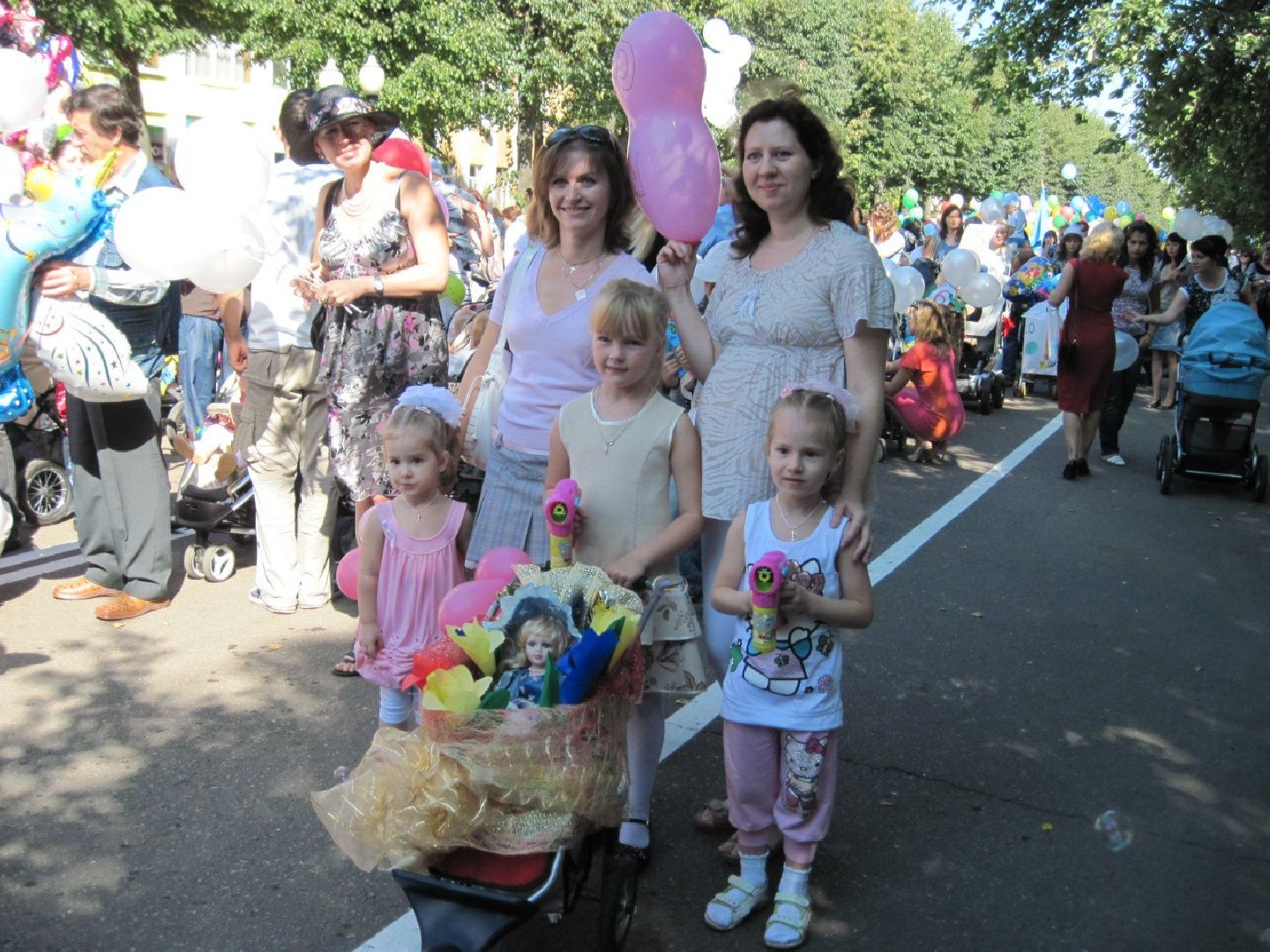 Ступино, день города, парад колясок