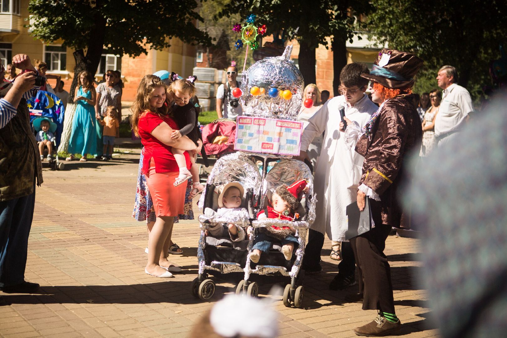 Ступино, день города, парад колясок