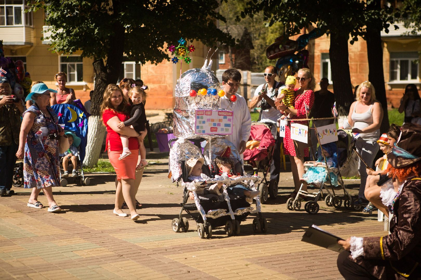 Ступино, день города, парад колясок