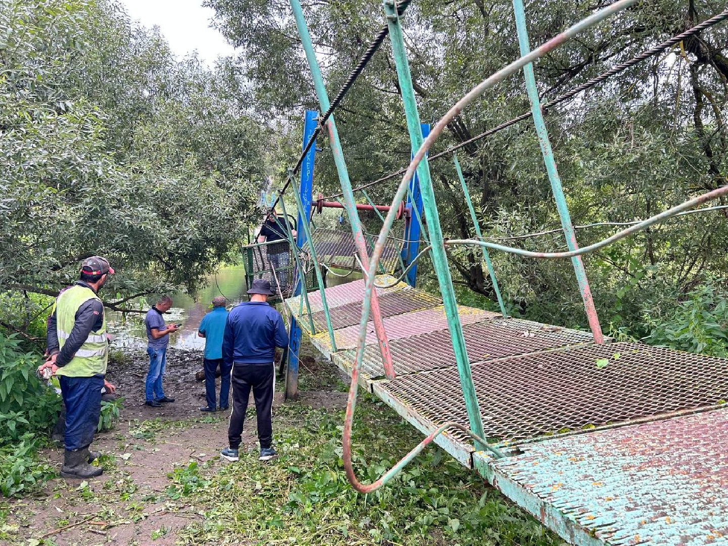 Подольск, подвесной мост, ремонт, власть, обращение жителей