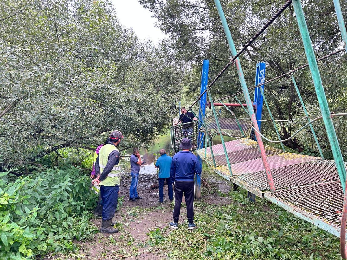 Подольск, подвесной мост, ремонт, власть, обращение жителей
