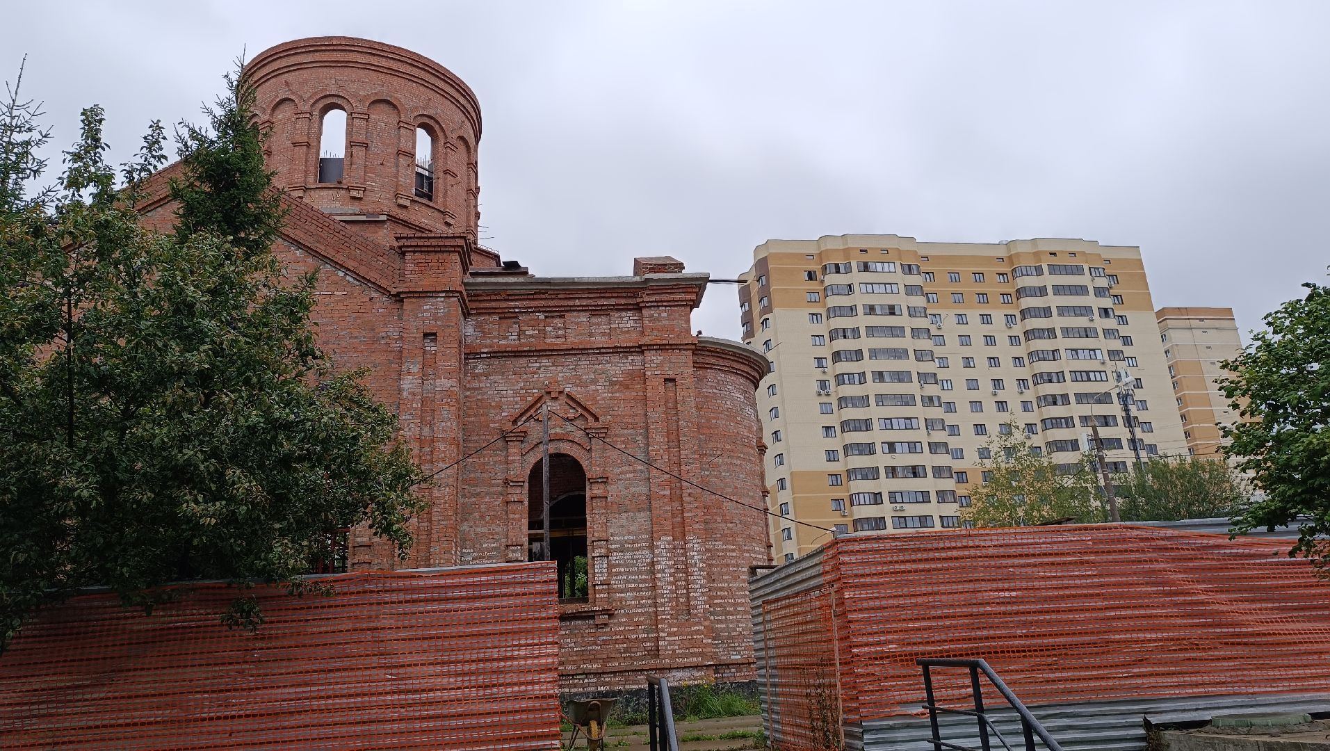 Лобня, строительство, храм