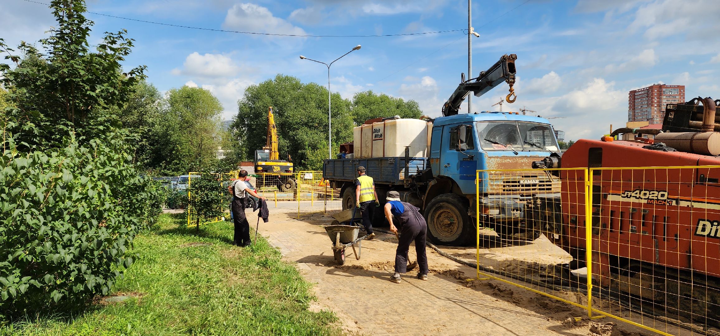 авария, повреждение водопровода, Котельники